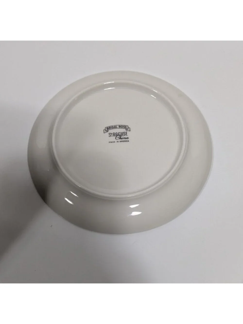 Syracuse China Bridal Rose Bread Plate Vintage Floral Design